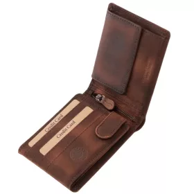  Kožená peňaženka GreenDeed so vzorom horských bicyklov