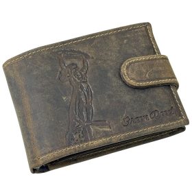  Kožená peňaženka GreenDeed s potlačou auta