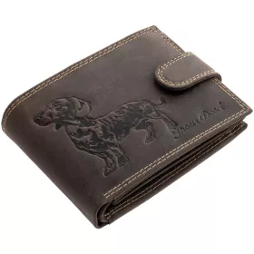    Kožená peňaženka GreenDeed s potlačou nemeckého ovčiaka, RFID