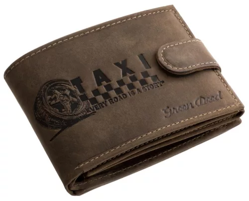  Kožená peňaženka GreenDeed s retro Lada, vzor Zsiguli