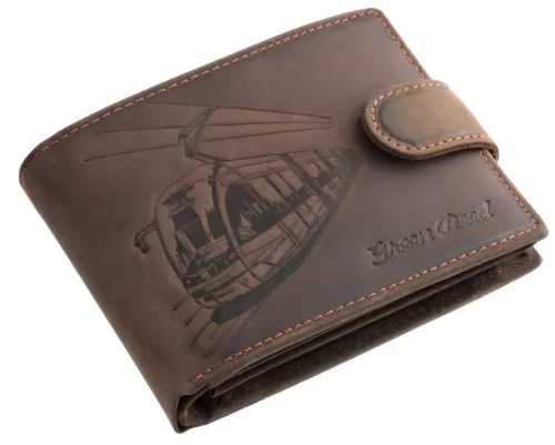  Kožená peňaženka GreenDeed s retro Lada, vzor Zsiguli