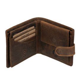  Kožená peňaženka GreenDeed so vzorom turul