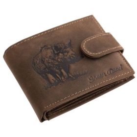  Kožená peňaženka GreenDeed so vzorom horských bicyklov