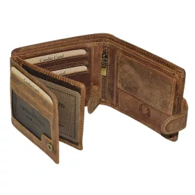    Pánska kožená peňaženka GreenDeed hunter so vzorom diviaka