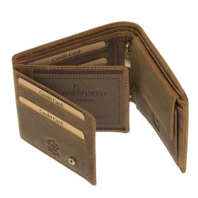    Pánska kožená peňaženka GreenDeed hunter so vzorom diviaka
