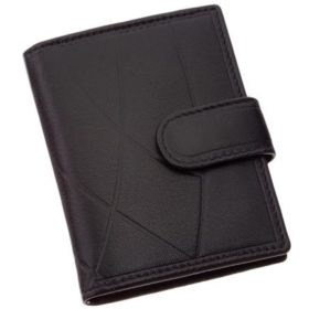  Červený kožený držiak na karty La Scala s vypínačom