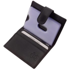  Červený kožený držiak na karty La Scala s vypínačom