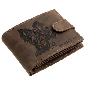    Kožená peňaženka GreenDeed s potlačou nemeckého ovčiaka, RFID