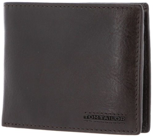  Tom Tailor Barry horizontálna hnedá pánska kožená peňaženka s RFID ochranou 11 × 8,5 cm