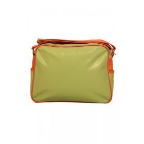    Dámska vzorovaná oranžová kabelka cez rameno Gola, bočná taška 22 x 17 x 6 cm