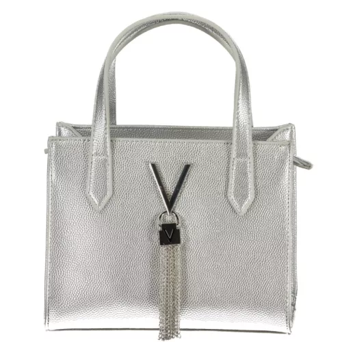  Dámska strieborná kabelka Valentino 20 x 15 x 11 cm