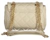 Valentino bézs női steppelt válltáska  20 x 13 x 8 cm