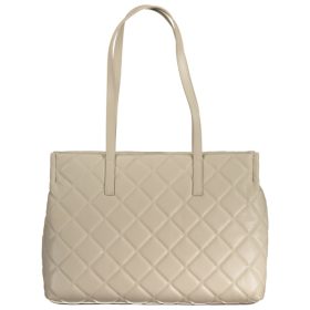   Dámska prešívaná kabelka cez rameno Valentino béžovej farby 40 x 28 x 16 cm