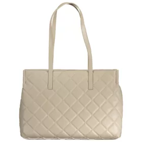   Dámska prešívaná kabelka cez rameno Valentino béžovej farby 40 x 28 x 16 cm