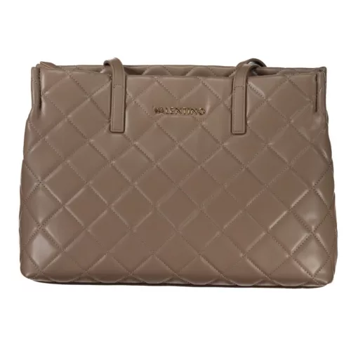  Dámska prešívaná kabelka cez rameno Valentino v béžovej farbe 40 x 28 x 16 cm