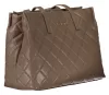  Dámska prešívaná kabelka cez rameno Valentino v béžovej farbe 40 x 28 x 16 cm