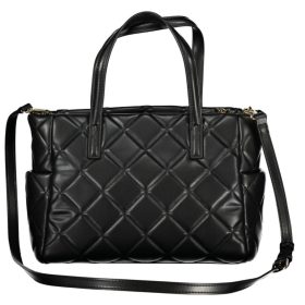    Dámska čierna prešívaná kabelka cez rameno Valentino 30 x 20 x 14 cm