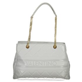    Dámska prešívaná kabelka cez rameno Valentino sivá 36 x 25 x 15 cm