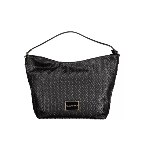  Dámska čierna kabelka Valentino Bags s nastaviteľným ramenným popruhom 46 x 34 x 12 cm