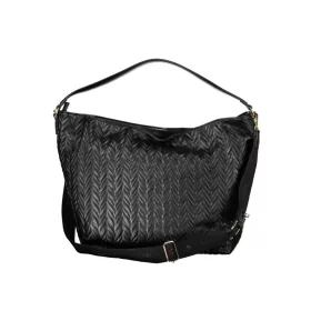    Dámska čierna kabelka Valentino Bags s nastaviteľným ramenným popruhom 46 x 34 x 12 cm