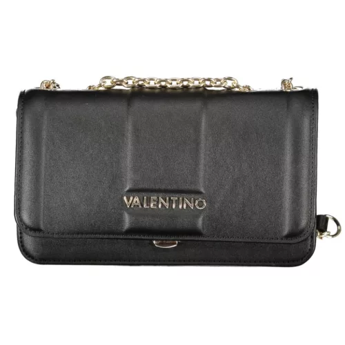  Čierna dámska kabelka cez rameno Valentino, ležérna kabelka 24 x 13 x 8 cm