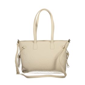    Dámska béžová kabelka cez rameno Valentino, bočná taška 35 x 27 x 10 cm