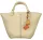  Dámska kabelka Valentina Bags béžovej farby 40 x 35 x 13 cm