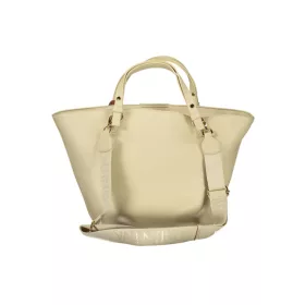    Dámska kabelka Valentina Bags béžovej farby 40 x 35 x 13 cm