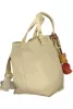  Dámska kabelka Valentina Bags béžovej farby 40 x 35 x 13 cm