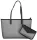  Dámska čierna kabelka cez rameno Valentino Bags 40 x 26 x 12 cm