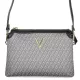  Dámska čierna crossbody kabelka Valentino Bags s vzorom, 25 x 18 x 9 cm