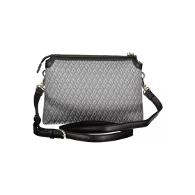    Dámska čierna crossbody kabelka Valentino Bags s vzorom, 25 x 18 x 9 cm