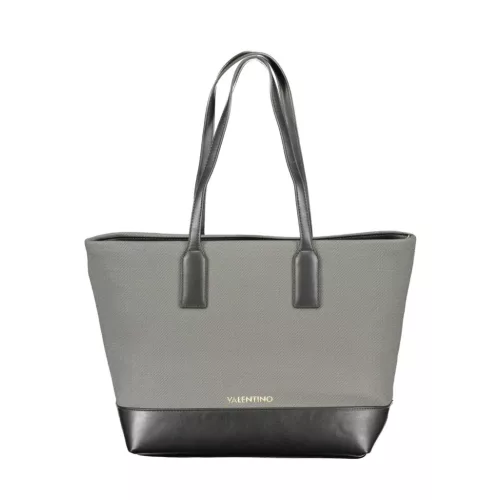  Dámska sivo-čierna kabelka cez rameno Valentino Bags 31 x 28 x 13 cm