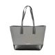  Dámska sivo-čierna kabelka cez rameno Valentino Bags 31 x 28 x 13 cm