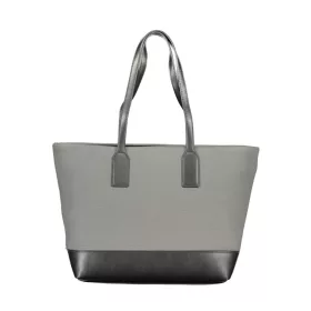    Dámska sivo-čierna kabelka cez rameno Valentino Bags 31 x 28 x 13 cm
