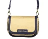  Dámska béžovo-tmavomodrá kabelka cez rameno Valentino Bags, bočná taška 20 x 14 x 7 cm