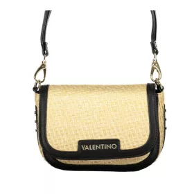    Dámska béžovo-čierna kabelka cez rameno Valentino Bags, bočná taška 20 x 14 x 7 cm