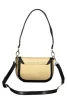  Dámska béžovo-čierna kabelka cez rameno Valentino Bags, bočná taška 20 x 14 x 7 cm