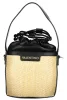  Dámska béžovo-čierna kabelka Valentino Bags, kabelka 17 x 16 x 14 cm