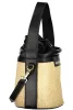  Dámska béžovo-čierna kabelka Valentino Bags, kabelka 17 x 16 x 14 cm