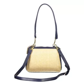    Dámska kabelka cez rameno Valentino Bags béžovo-tmavomodrá, s bočným popruhom 23 x 17 x 8 cm