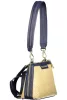  Dámska kabelka cez rameno Valentino Bags béžovo-tmavomodrá, s bočným popruhom 23 x 17 x 8 cm