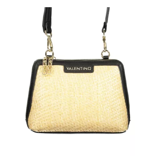 Dámska béžovo-čierna kabelka cez rameno Valentino Bags s bočným popruhom 23 x 17 x 8 cm