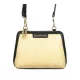  Dámska béžovo-čierna kabelka cez rameno Valentino Bags s bočným popruhom 23 x 17 x 8 cm