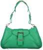  Dámska kabelka cez rameno Valentino Bags v žiarivo smaragdovo zelenej farbe 35 x 19 x 4 cm