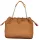  Dámska semišová kabelka cez rameno Valentino Bags v koňakovo hnedej farbe 39 x 30 x 15 cm