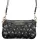  Dámska čierna kabelka cez rameno Valentino Bags s bočným popruhom 20 x 12 x 3 cm