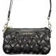  Dámska čierna kabelka cez rameno Valentino Bags s bočným popruhom 20 x 12 x 3 cm