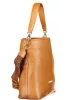 Valentino Bags konyakbarna női válltáska, bucketbag 34 x 31 x 13 cm