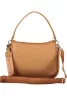  Dámska kabelka cez rameno hobo od Valentino Bags v koňakovo hnedej farbe 30 x 25 x 7 cm